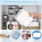 2 Pack Laundry Pods Container and Dryer Sheet Holder for Laundry Room Organization, Laundry Pod Up Holder with 30 Labels and Scoops, Laundry Detergent Powder Container, Scent Booster Holder - color: 2.8L+DSH