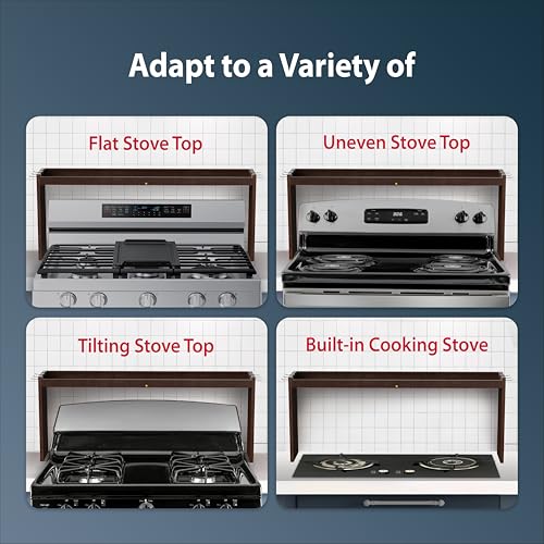 IIIOIIIA Bamboo Over the Stove Spice Rack Organizer Shelf for Kitchen, 31.5" with 6 Hooks, 11.4" Height Extra Storage Countertop, Easy to Assemble, Walnut - color: Bamboo Walnut