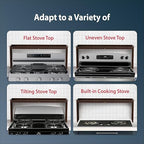IIIOIIIA Bamboo Over the Stove Spice Rack Organizer Shelf for Kitchen, 31.5" with 6 Hooks, 11.4" Height Extra Storage Countertop, Easy to Assemble, Walnut - color: Bamboo Walnut