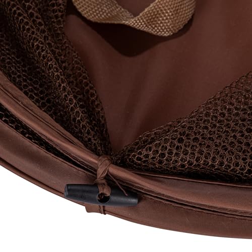 Household Essentials Pop-Up Mesh Laundry Hamper, Brown - color: Brown