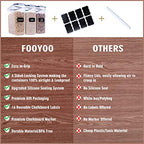 FOOYOO Cereal Containers Storage Set - 3 Piece Airtight Large Dry Cereal Container (135.2oz), BPA Free Dispenser Plastic Cereal Storage Containers with 16 Labels & Pen - color: 3 Piece