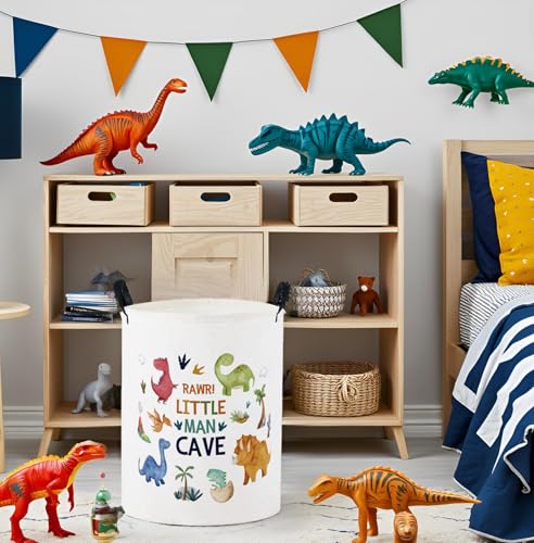 Baby Laundry Basket Baby Nursery Hamper Kids Laundry Basket Toy Storage Bin for Boys Room Decor Gift Baskets for Bedroom Bathroom(Dinosaur) - color: Dinosaur