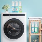 Laundry Detergent Dispenser Bottle 53oz with Label,4 Pack Liquid Laundry Dispenser,Plastic Detergent Dispenser for Laundry Room Organization and Storage,White Lid - color: White Lid