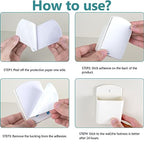 3 Pack Remote Control Holder, TV & Wall Pen Storage Accessories for Home Office School, White - color: white&3pcs