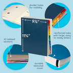 Blue Summit Expanding Monthly File Organizer, Letter Size 12 Month File Folder Organizer with Dividers, Paper Sorter for Desk and Documents - size: Letter