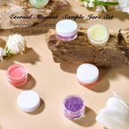 50 Pack 5 Gram 0.17OZ Clear Plastic Containers with White Lids, Small Round Cosmetic Jars Makeup Travel Containers Jar for Cream, Bead, Eye Shadow, Samples, Lotions, Powders, Glitters Lip Gloss - color: White Lid, size: 0.17 Ounce