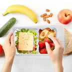 Bokon 100 Pcs Plastic Meal Prep Container with Lid Disposable Clear Lunch Containers Stackable Food Storage Container Box Spill Proof for Salad Snack Microwave Dishwasher Freezer Safe (25 oz) - size: 25 oz