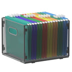 samstar Hanging File Organizer, Mesh File Folder Organizer File Crate File Cabinet Inserts Storage Box, Letter Size - size: 1 Pack