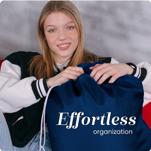 Handy Laundry Heavy Duty Nylon Laundry Bag, 22 x 32 Inch, Durable Drawstring Closure, Machine Washable, Hamper Liner or Storage Bag, Navy Blue - color: Navy Blue, size: 22" x 32"