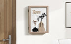 Key Holder Wall Mount Key Holder for Wall, Rustic Vase Key Hooks for Wall Key Hanger with 6 Hooks, Key Storage Box Key Cabinet Key Organizer Key Rack for Home Decor Office Entryway Gift