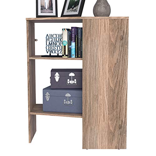 ClosetMaid SuiteSymphony Wood Corner Shelf Unit, 2 Shelves, Adjustable, Stacking, for Storage, Closet, Clothes, Shoes, Décor, Natural Gray - color: Natural Gray