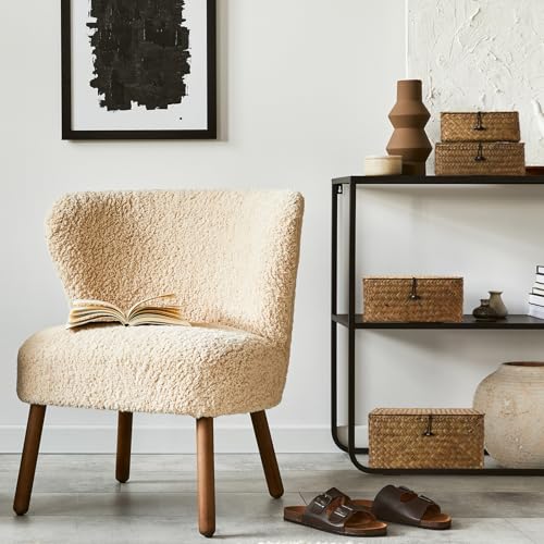 Woanger Set of 4 Wicker Storage Baskets Organizer，Handwoven Storage Bins with Lid for Organizing, Home Utility Box for Home Office Supplies Multipurpose Container(Retro Color) - color: Retro Color