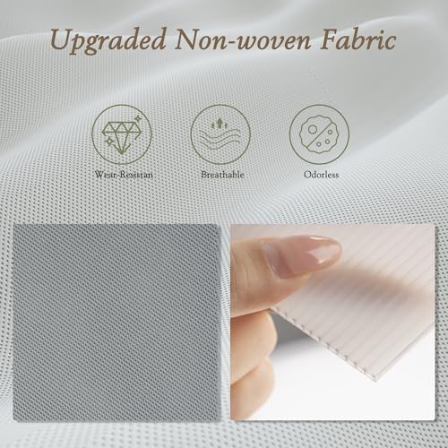 Criusia Drawer Organizers 18-Piece Set, Dresser Organizer for Baby Clothes, Foldable Closet Storage & Drawer Dividers for Underwear, Socks, Nursery (Gray) - color: Gray