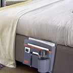 Felt Storage Bag Bed Table Tray for Laptop Couch Side Pocket Table Side Organizer Dorm Bed Felt Bed Storage Organizer Bedside Storage Bedside Sofa Felt Cloth Armrest