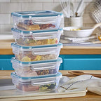 Snapware Total Solutions (3 Cup) Plastic Food Storage Containers Set, Airtight & Leakproof Locking BPA-Free Lids Tupperware, Freezer Dishwasher Microwave Safe (Pack of 10) - size: 10 Pack, style: 3 Cup