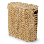 YANGQIHOME Toilet Paper Storage, Water Hyacinth Toilet Paper Storage with Lid, Papers Container for up to 9 Mega Rolls, Bathroom Basket Organizer - size: 9 Rolls