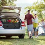 112L Large Capacity Car Trunk Organizer with 20L Insulated Fresh-Keeping Bag, Heavy-Duty 600D Waterproof Oxford Collapsible Storage for SUV, Sedan, Truck, 2 Securing Hooks & Reflective Strips - size: 112l (With Insulated Cooler)