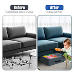Under Couch Storage, 2 Pack Under Bed Containers, Foldable Under Sofa Storage keeps things out,Under Couch Storage Box for Toys,Blocks,Puzzles, Plush Dolls,Books(23.62 * 15.75 * 3.93in) - size: 23.62*15.75*3.93in