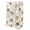 Odonata Slim Laundry Hamper Handles Collapsible Laundry Basket Thin Dirty Clothes Basket Narrow Laundry Bag Foldable Dirty Hamper 48L (Owl) - color: Owl