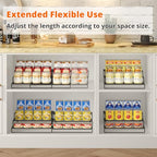 Dmevkic Expandable Can Organizer for Pantry,3-Tier Adjustable Can Organizers and Storage Holds Up to 24 Cans,Can Storage Rack for Pantry,Kitchen,Cabinet