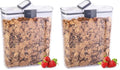 ProKeeper Cereal Keeper, 3-Quart, Airtight Seal, BPA-Free Plastic Storage Container (Pack of 2) - size: 1 Piece (Pack of 2)
