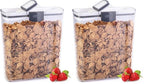 ProKeeper Cereal Keeper, 3-Quart, Airtight Seal, BPA-Free Plastic Storage Container (Pack of 2) - size: 1 Piece (Pack of 2)