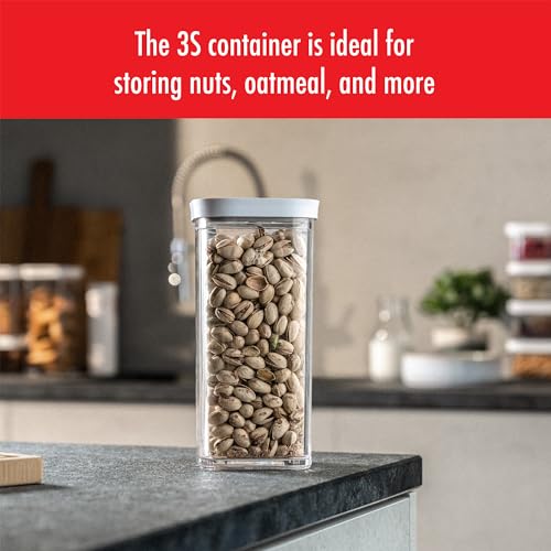 ZWILLING Fresh & Save Cube Boxes, Plastic, Airtight Dry Food Storage Container, Small Tall Cube, 3S Container, 1.4-qt - size: 1 Piece 3S