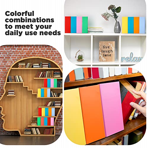 Jutom 32 Pcs Magazine File Holder Set Including Colored Foldable Desk File Holder Organizer White Label Stickers Cat Pen Cardboard Magazine Storage Box for Document School Office(Solid,Classic) - style: Classic