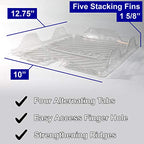 File Organizers - Letter Size, Stackable Trays for Desk - for Office Files, Mail, Documents - 48 Pack - size: 48 Pack