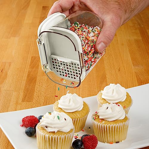 Progressive ProKeeper Baker's Airtight Kitchen Storage Canister Container Set for Flour, Sugar & More, Keeps Ingredients Fresh, with Accessories (White, 6- Piece) - color: White, size: 6- Piece