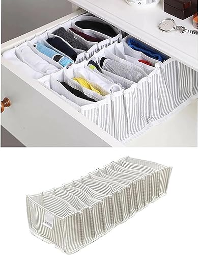 Accordion Organizer 3 PCS. (Non-Wowen Spunbond Fabric) - Closet Organizers Good for 11 Compartments - Organizer for Clothes - Clothes Divider - Storage Box (3 pcs. X-Large)