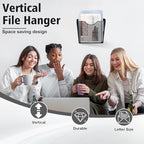 3 Pcs Vertical Wall Mount File Holder Metal Hanging Wall File Organizer Single Pocket Wall File Holder Letter Size Mail Holder Wall Decor Wall Mount Flyer Holder Hanging Magazine Rack for Office Home - size: 3 Pack