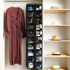 Simple Houseware 2 Pack 10 Shelves Hanging Organizer, Black - color: Black, size: 2-pack