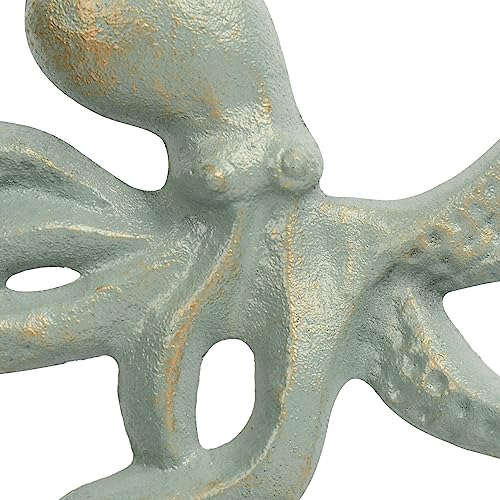 Key Holder for Wall, Iron Coat Hooks Wall Mounted Towel Hooks for Bathrooms, 2Pcs Heavy Duty Decorative Hooks - Gold Green - color: Gold-Green 2pack
