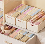 Adjustable Expandable Storage Box, Plastic Organizer and Storage Bins, Drawer Divider, Suitable for Kitchen,Refrigerator, Wardrobes, Bathroom, Office