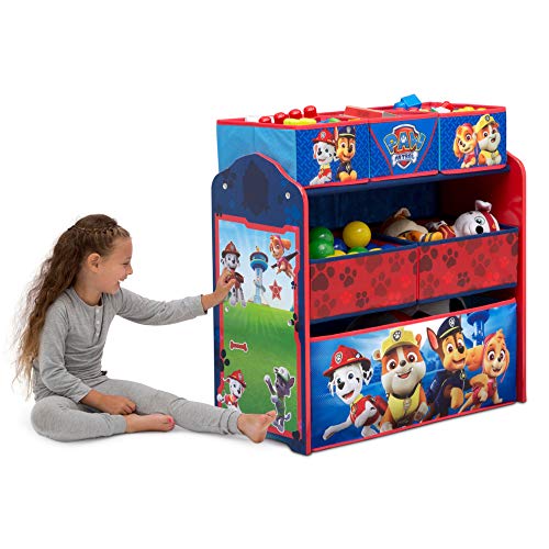 Delta Children Design & Store 6 Bin Toy Storage Organizer, Nick Jr. PAW Patrol - color: Paw Patrol Rescue Pups