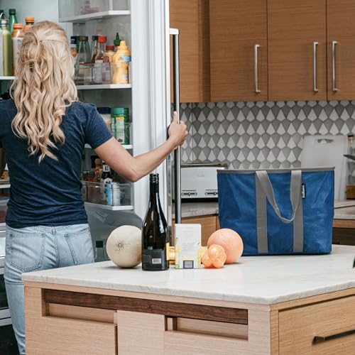 CleverMade Unisex Ecobasket - color: Gray, size: 64L - 2 Pack