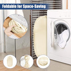 Collapsible Laundry Baskets, Upgrade Pop Up Laundry Hamper with Convenient Bags, Foldable Laundry Basket Mesh Light Weight, Easy to Carry Clothes Hampers for Laundry, Dorm, Toys, Travel Beige - color: Beige