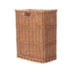 Storage Basket, 20L Slim Wicker Laundry Basket for Bedroom, Bathroom - Brown