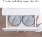 Larpur Pack of 3 Pop up Laundry Hampers, Collapsible Laundry Baskets, Portable Mesh Clothes Hampers for Home Room, College Dorm, Apartment, Foldable Hamper with Carry Handles, Gray - color: 3*Grey