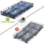 NADAMOO Large Under Bed Storage with Wheels, Low Profile Rolling Under Bed Storage Containers，Foldable Metal Under the Bed Organizer Bins for Bedroom，1 Pack - style: Pack of 1