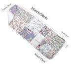 Brilliant Sunshine Rose Toile Couch Sofa Armrest 5 Pockets Organizer, Slip Resistant Recliner Armchair Caddy, Washable Remote Controls Holder, Storage for Magazine, Tablet, iPad, 35×13", Blue Pink - color: Blue Pink