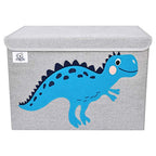 CLCROBD Foldable Large Kids Toy Chest with Flip-Top Lid, Collapsible Fabric Animal Toy Storage Organizer/Bin/Box/Basket/Trunk for Toddler, Children and Baby Nursery (Dinosaur) - color: Dinosaur