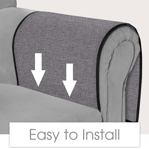 Joywell Remote Control Holder for Couch, Armchair Caddy Recliner Armrest Organizer Non Slip Sofa Arm Chair Caddie with 6 Pocket Storage for Magazine, Tablet, Phone, iPad, Grey - color: Grey, size: 19'' x 35''