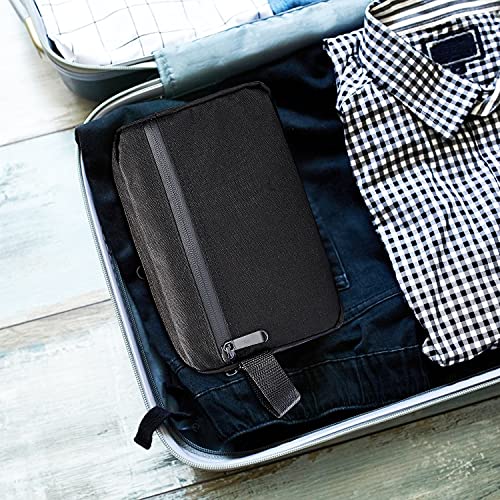 Etercycle Toiletry Bag for Men, Portable Travel Toiletry Organizer Bag,Shaving Bag for Toiletries Accessories (Black) - color: Black