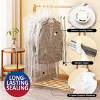 Hanging Vacuum Storage Bags, 4 Pack Hanging Storage Bags for Clothes With Electric Pump, Vacuum Sealed for Suits, Dress, Jackets (2 Long, 2 Short) - size: 4-Combo-Epump