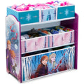 Disney Frozen II 6 Bin Design and Store Toy Organizer by Delta Children, Greenguard Gold Certified - color: Disney Frozen II