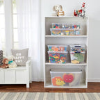 Rubbermaid Cleverstore Clear Dorm Variety 16-Pack, Made in USA, Stackable Large Clear Storage Bins with Lids, See-Through Plastic Storage, with Latching Lids, BPA-Free - size: Variety - 16 Pack