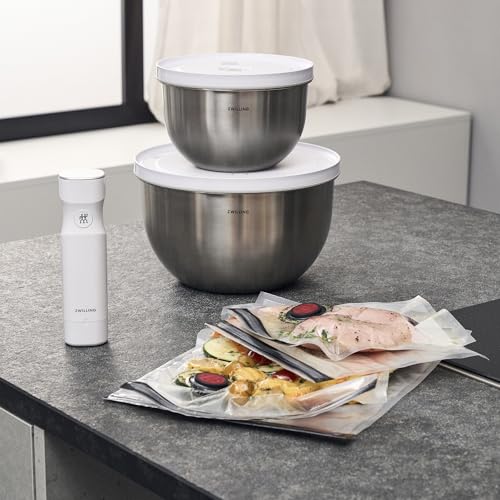ZWILLING Fresh & Save BOWLS 9-pc Stainless Steel Vacuum Bowl Starter Set - size: 9-pc