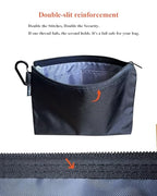 Tool Pouch Zipper Small Tool Bag Pouches Organizer Bag with Metal Carabiner, Nylon 1680D Heavy Duty for Wrenches, Screwdrivers, Pliers, Stationery & Office Supplies Pack of 1, Black, 11 Inch - color: 1 Pack, 11" Black
